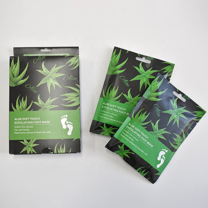 Foot Peel Mask Manufacturer - Aloe Vera Natural Custom Private Label