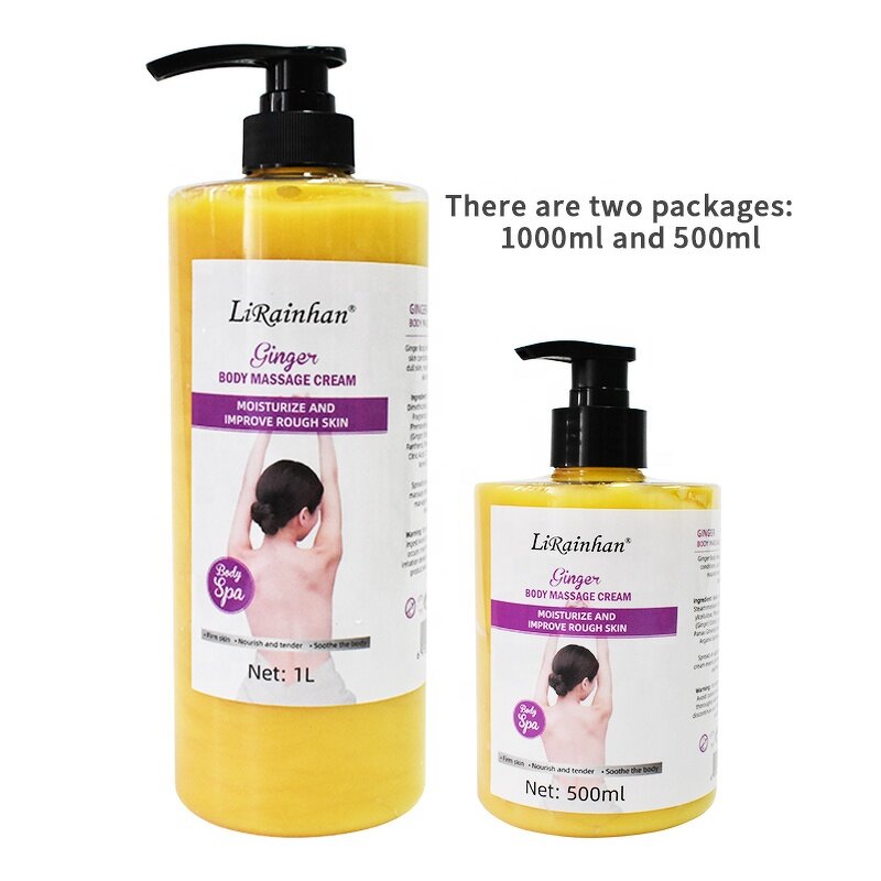 Ginger Massage Cream Factory - Private Label Organic Soothing Relaxation