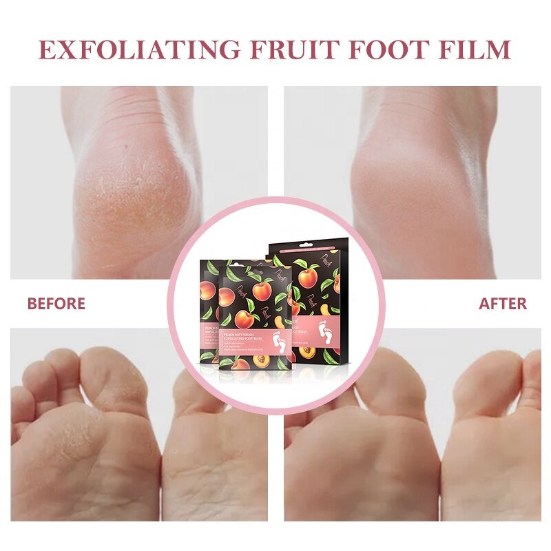 Foot Peel Mask Factory - Peach Natural Organic Custom Private Label