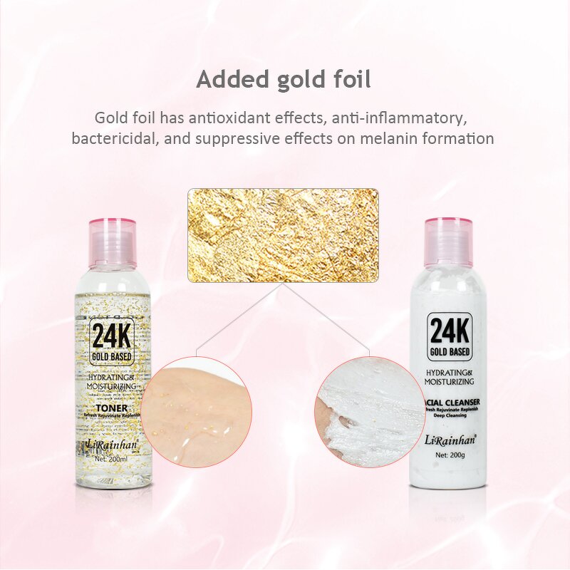 Gold Skin Care Set Manufacturer - OEM ODM 24k Gold Whitening Set