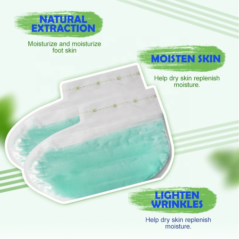 Paraffin Wax Foot Mask Supplier - Private Label Natural Aloe Vera