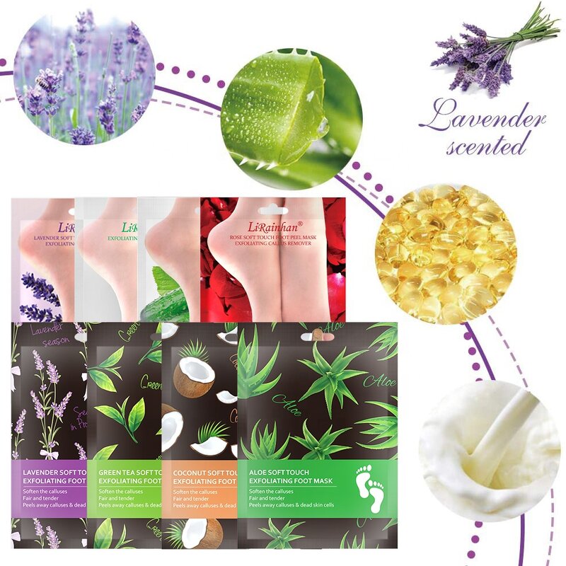 Foot Peel Mask Manufacturer - Custom Natural Organic Lavender