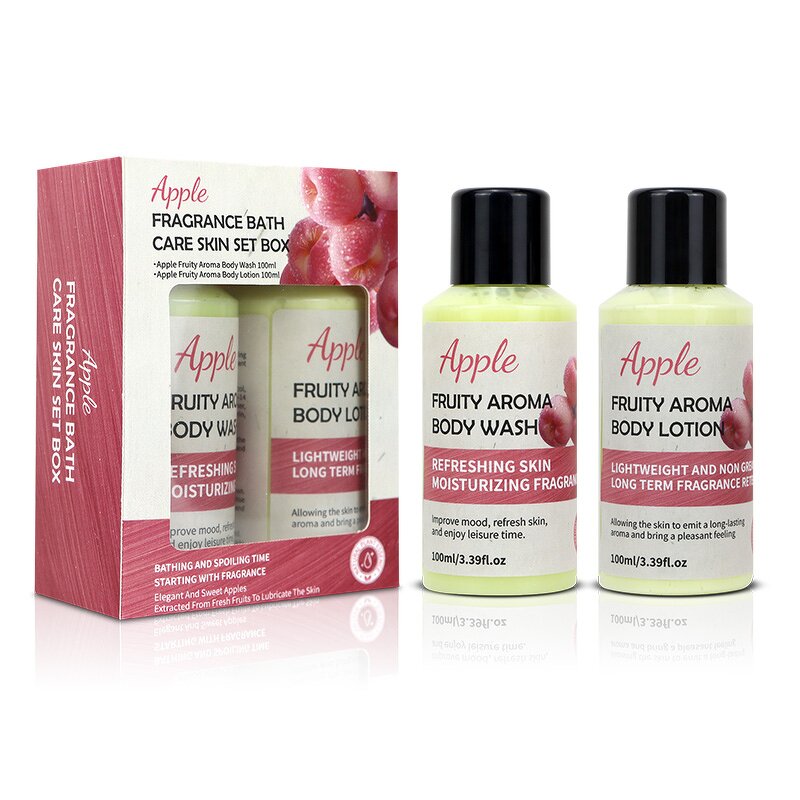 Body Wash Set Manufacturer - Apple Scented with Panthenol Centella