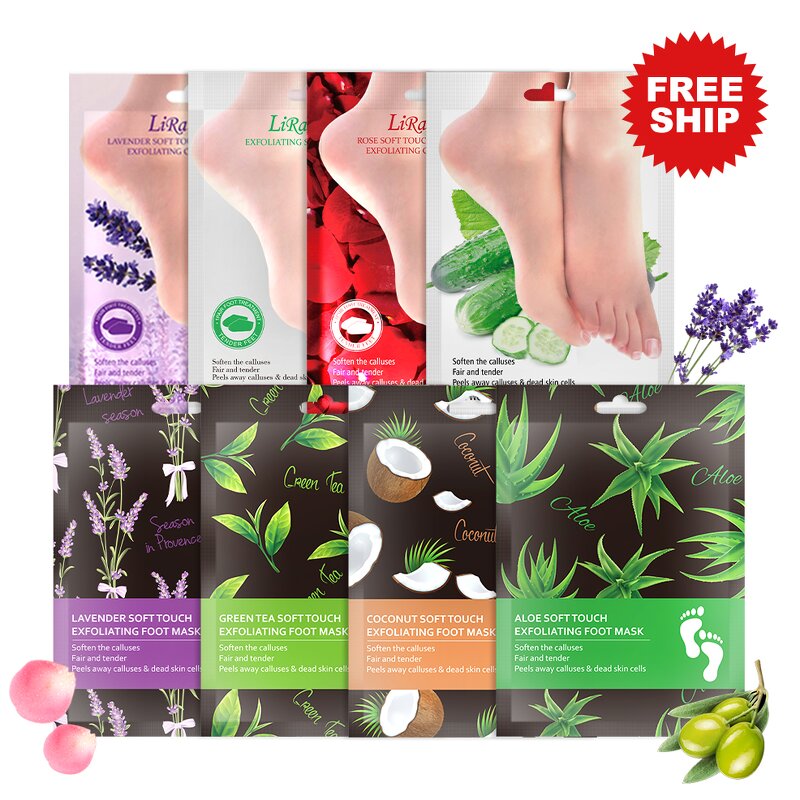 Foot Mask Supplier - Wholesale 40ml Pair Lavender Exfoliating