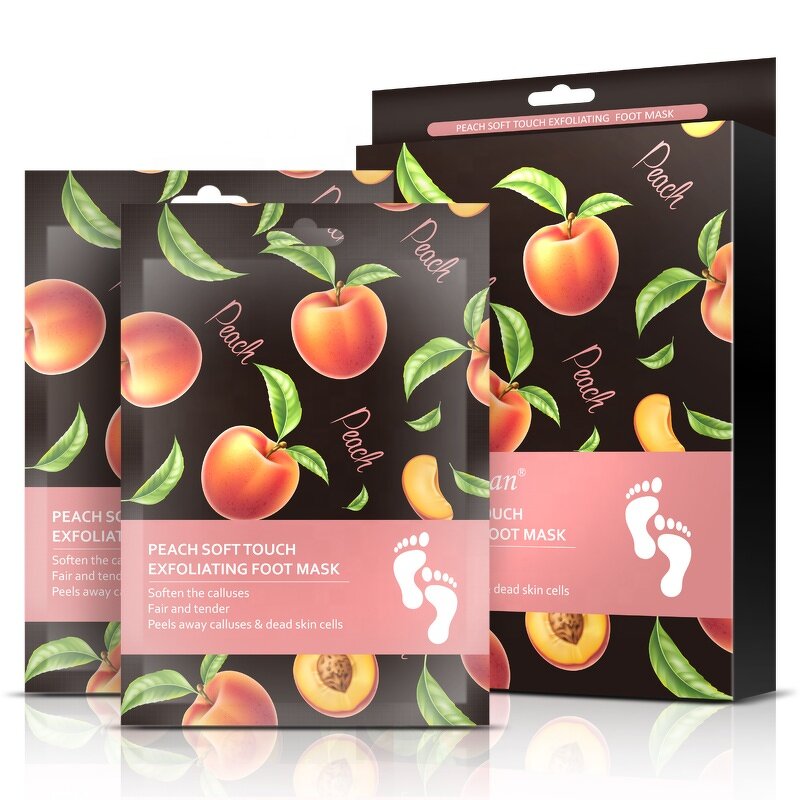 Foot Peel Mask Factory - Peach Natural Organic Custom Private Label