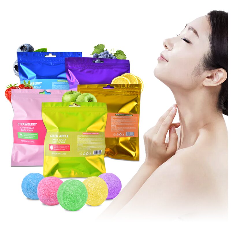 Sugar Scrub Balls Manufacturer - Customize Strawberry Candy Body Scrub
