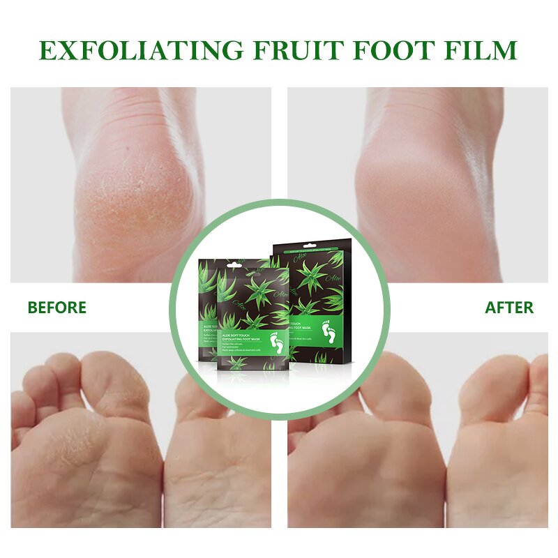 Foot Mask Manufacturer - Wholesale 40ml Pair Aloe Vera Exfoliating