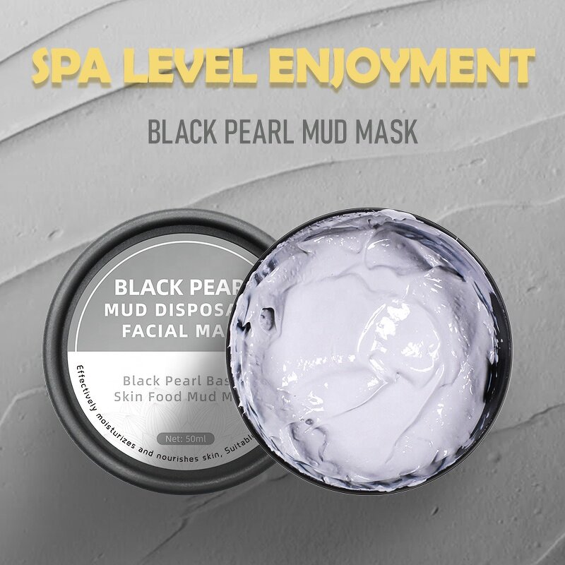 Mud Mask Supplier - Private Label Natural Black Pearl Dead Sea