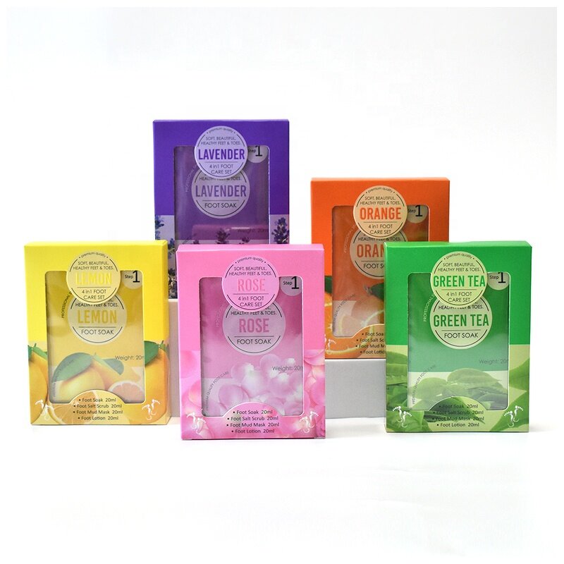 Jelly Pedicure Kit Supplier - Custom Foot Care Peel Exfoliates Spa