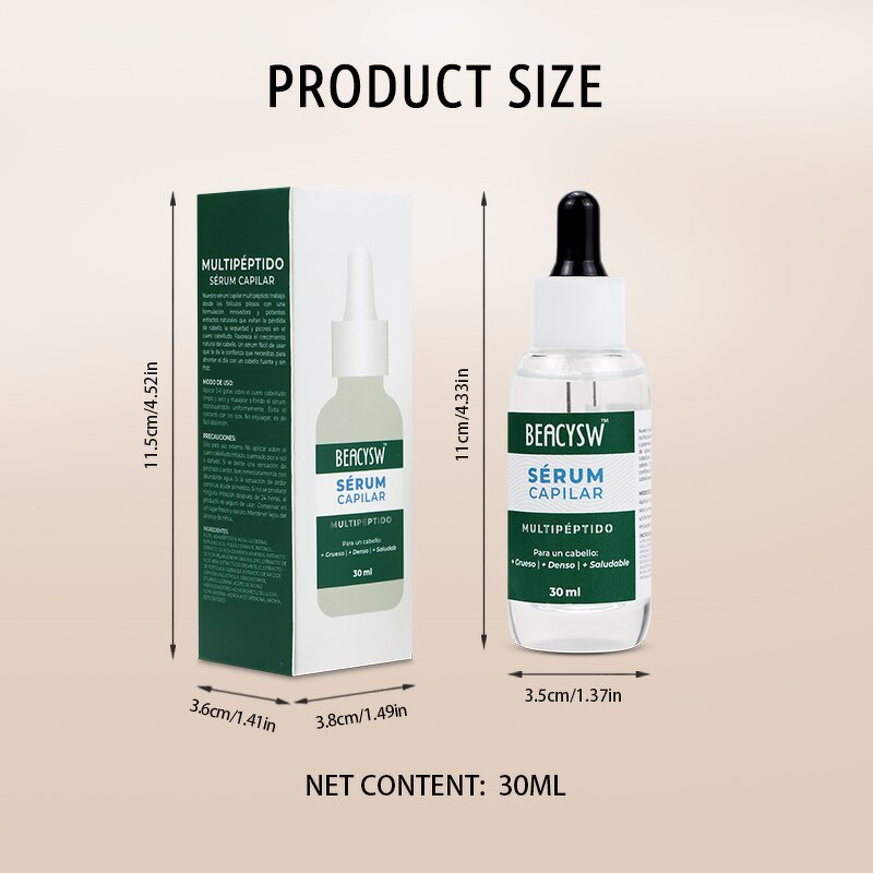 Scalp Serum Manufacturer - Peptide Treatment for Hair Growth 10% Glycerin