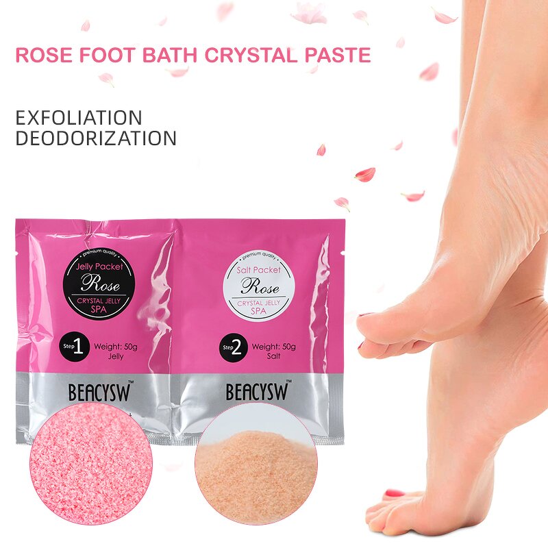 Foot Soak Supplier - OEM Nature Rose Himalayan Crystal Jelly