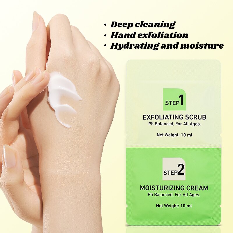 Hand Care Set Manufacturer - 2-in-1 Nourishing Exfoliating Gel Cream