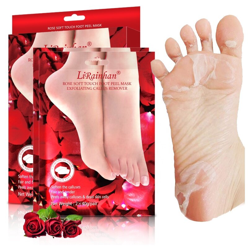 Foot Peel Mask Supplier - Red Rose Exfoliating Hydrating Sheet