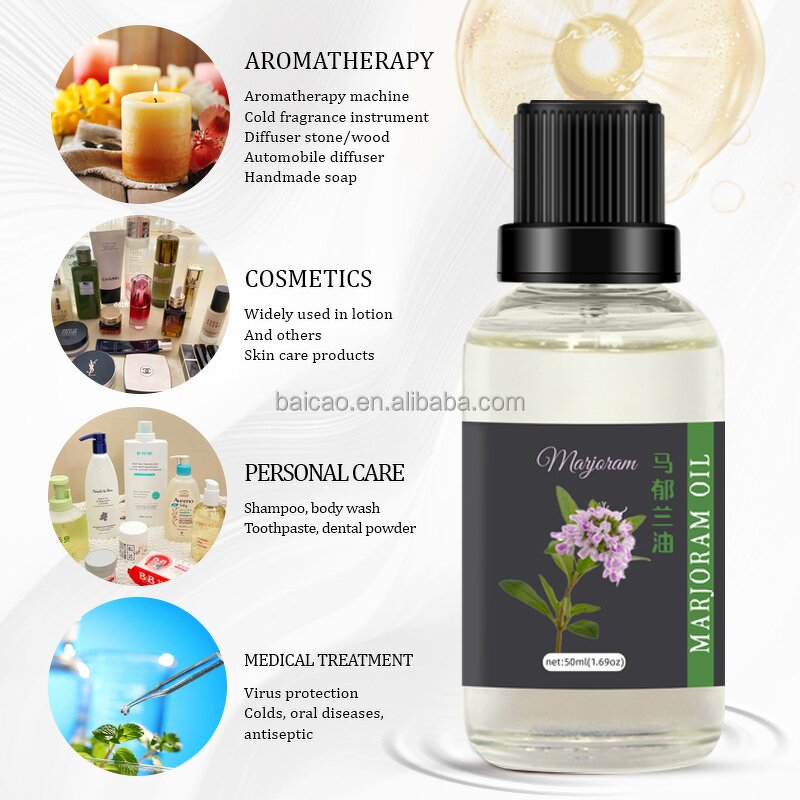 Marjoram Oil Manufacturer - Wholesale Bulk 100% Pure Essential Origanum Majorana Oil Best Price