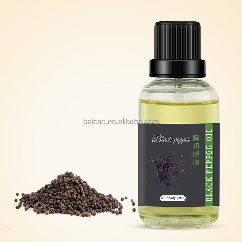 Black Pepper Essential Oil Manufacturer - 100% Pure Premium Steam-Distilled Therapeutic Grade from Seeds