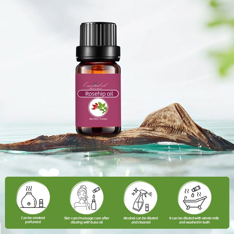 Rosehip Essential Oil Manufacturer - Cold-Pressed Rich in Vitamin a for Skin Care 100% Pure Wholesale