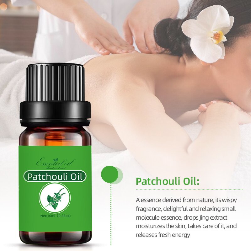 Patchouli Essential Oil Factory - Therapeutic Grade Rich Musky Aroma for Skin Hair Care