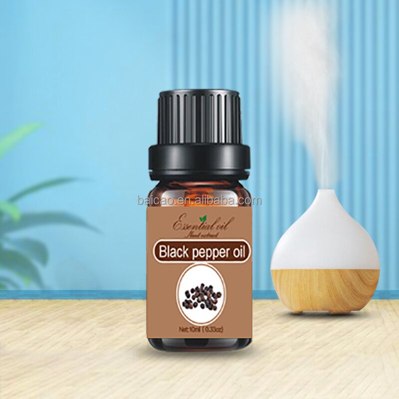 Black Pepper Essential Oil Manufacturer - 100% Pure Premium Steam-Distilled Therapeutic Grade from Seeds