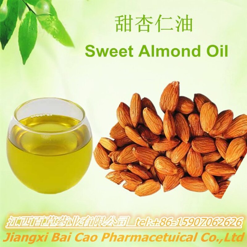 Sweet Almond Base Oil Factory - Natural for Daily Facial Care Hair Treatment Sensitive Skin