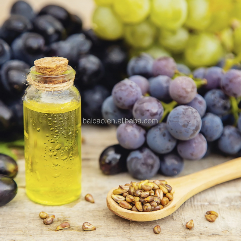 Grapeseed Carrier Oil Manufacturer - GMP Certified Refined Lightweight High Linoleic Acid >75% OEM