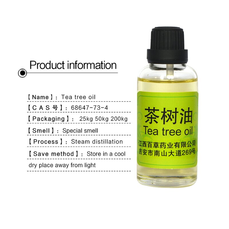 Tea Tree Oil Manufacturer - Pure Nature 100% Undiluted for Skin Hair Care Therapeutic Grade