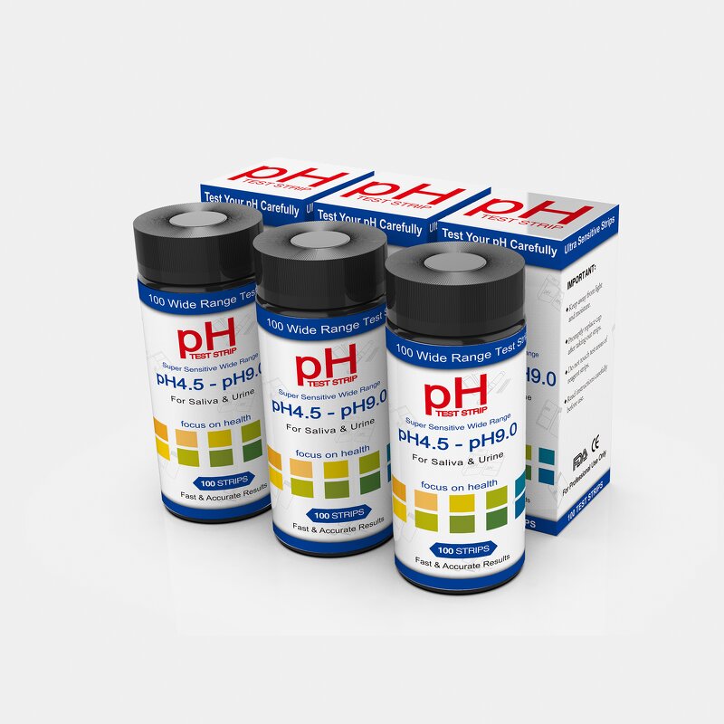 pH Test Paper Manufacturer - pH 4.5-9.0 for Urine Saliva