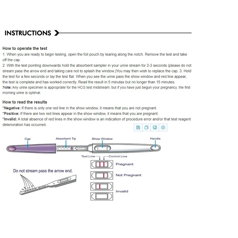 Pregnancy Test Kit Supplier - CE ISO HCG Urine Rapid Kit
