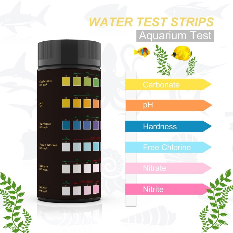 Aquarium Water Test Kit Supplier - 50 Pcs Water Quality Test Strips