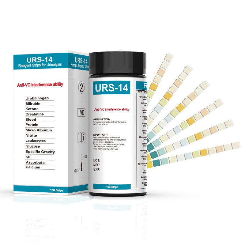 Urine Test Strip Kit Manufacturer - OEM URS-14 Home Use