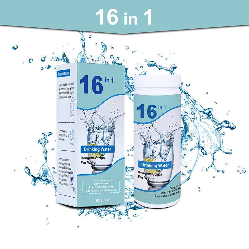 Water Test Paper Factory - 16 Parameter Rapid Water Quality Detection
