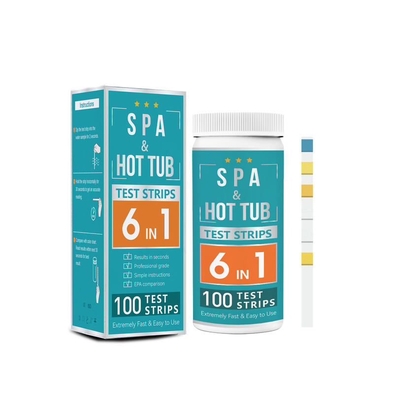 Pool Water Test Strips Manufacturer - 6 Parameter Rapid Test Kit