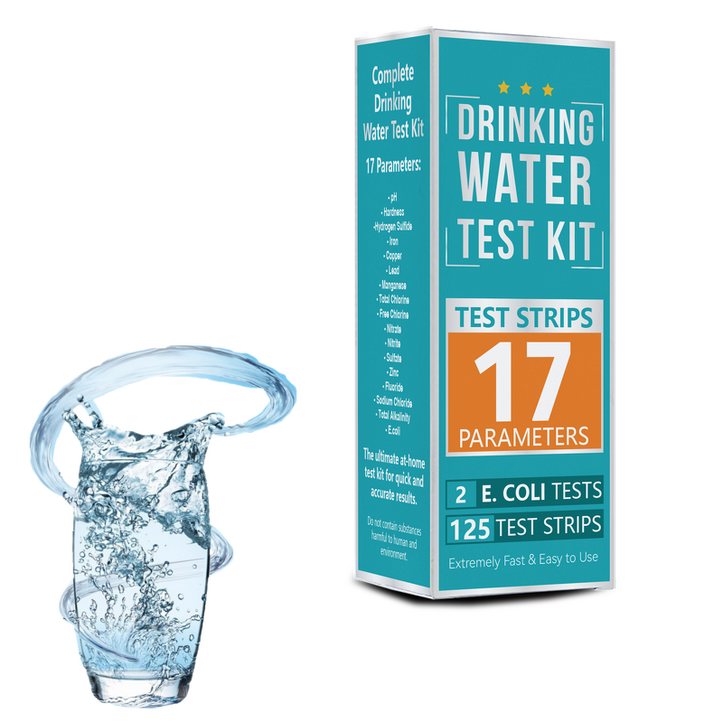 Water Quality Test Strips Factory - 17 in 1 for Drinking Pool Pond