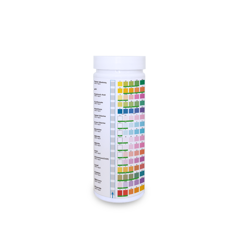 Water Test Strips Supplier - 16 in 1 for Drinking Pool Aquarium