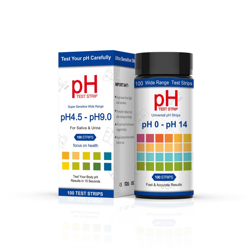 pH Test Paper Manufacturer - pH 4.5-9.0 for Urine Saliva