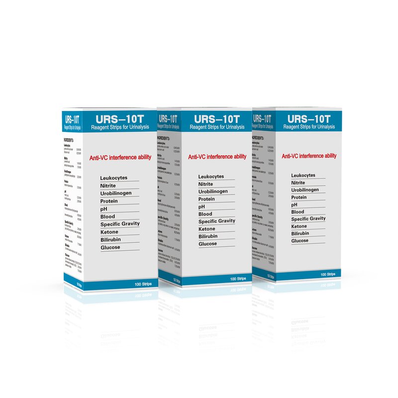 Urine Test Strips Manufacturer - 10 Parameters URS-10T 100 Strips