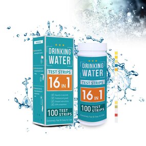 Water Test Strips Supplier - 16 in 1 for Drinking Pool Aquarium