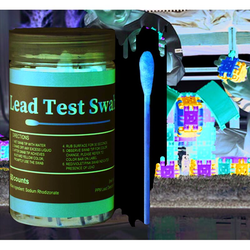 Lead Test Swab Kit Factory - 60 Counts for Surface Testing