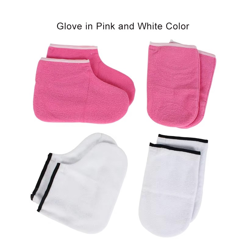 Wholesale Double-Sided Nail Care Tools Cotton Material Paraffin Wax Therapy for Hand and Foot Wax Care Pedicure and Manicure