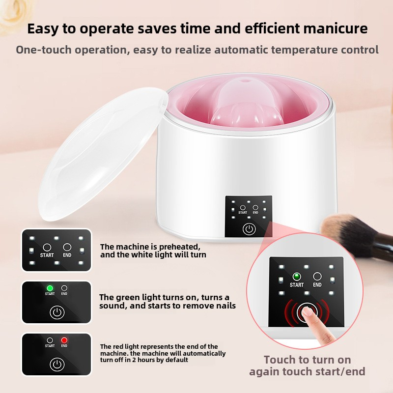 Durable Environmental Protection PP Material Electric Nail Blister Bowl New Nail Art Beauty Remover Nail Polish Remover