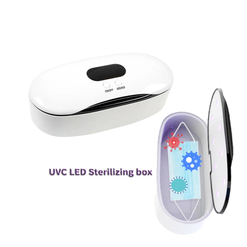 HJS LED Ultraviolet Tweezers Sterilizer Box UV Sterilazation Machine for Nail Cosmetic Beauty Makeup Eyelash Extensives Tools