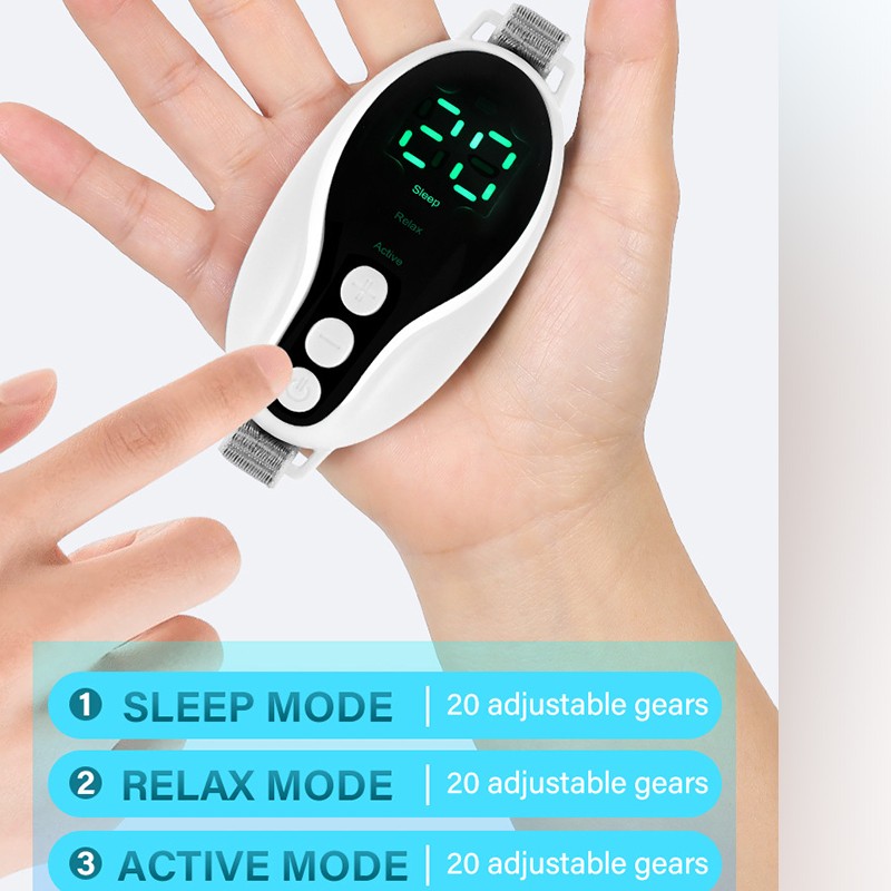 Portable USB Sleep Aid Device Hand-Held Smart Home Palm Sleep Massager Car Home Hotel Snoring Curing Device Beauty Personal Care