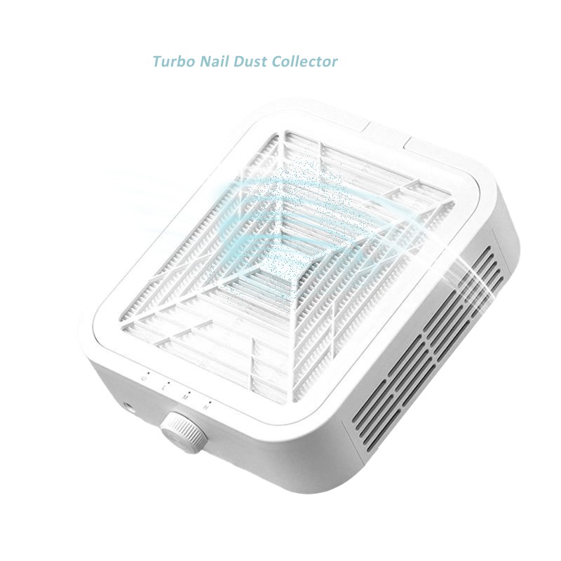 Professional 120 W Nail Dust Collector for Nail Salons Low Noise Manicure Dust Collector Portable Vacuum Cleaner Machine
