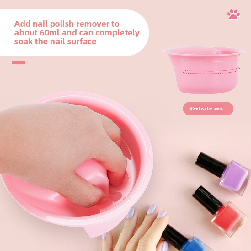 New Electric Hand-Shaped Nail Soak Bowl Easy Nail Polish Removal for Beauty Salons Featuring Unique Design Plastic Material