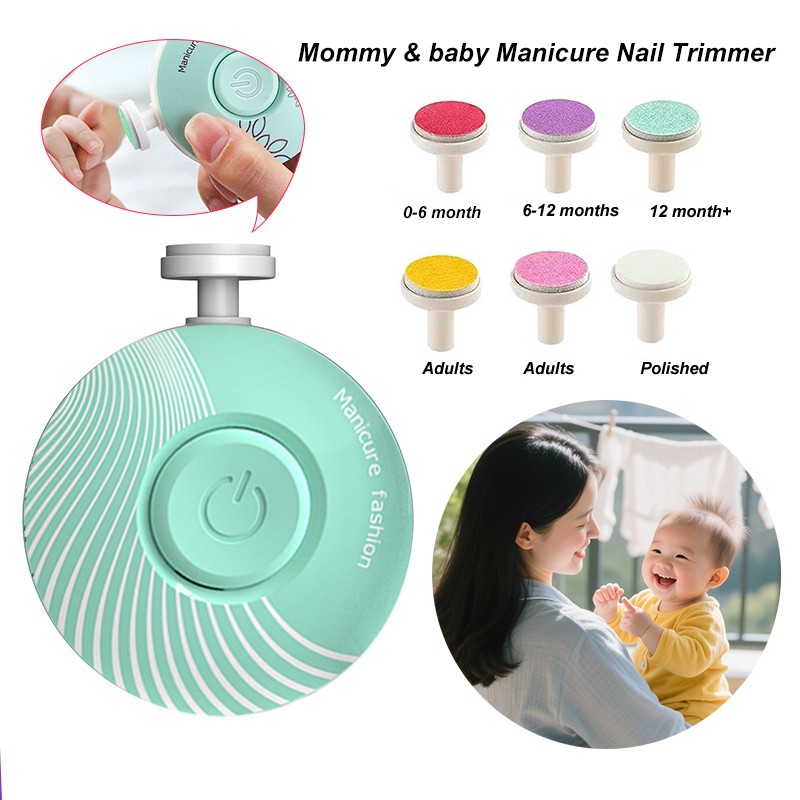 Custom Logo Home Use Electric Nail Cutter Pedicure Care Kit Steel Stainless Adult Nail Clipper for Baby Nail Clippers Set