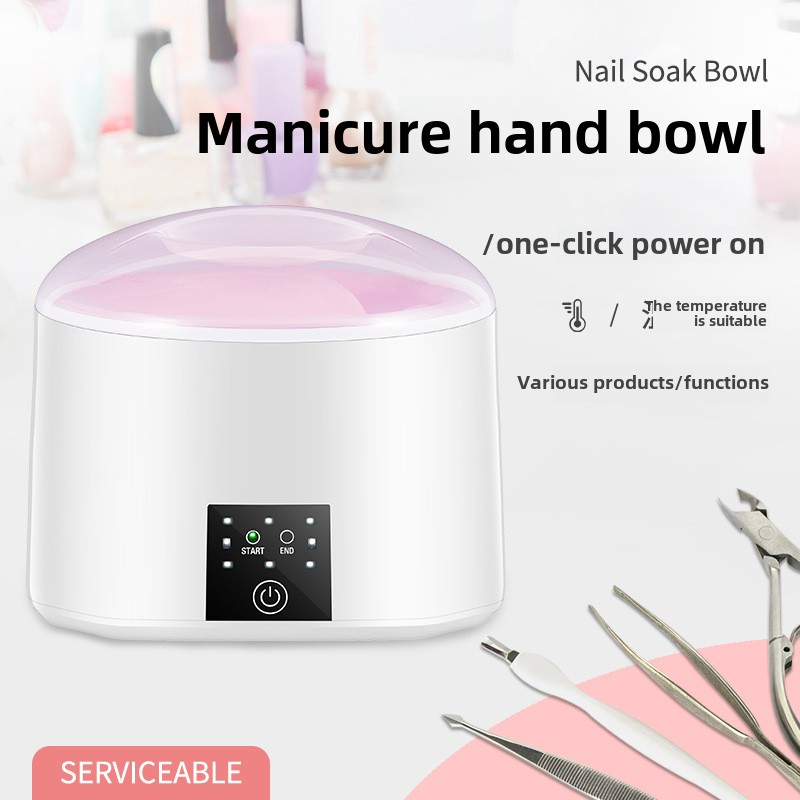 New Electric Hand-Shaped Nail Soak Bowl Easy Nail Polish Removal for Beauty Salons Featuring Unique Design Plastic Material