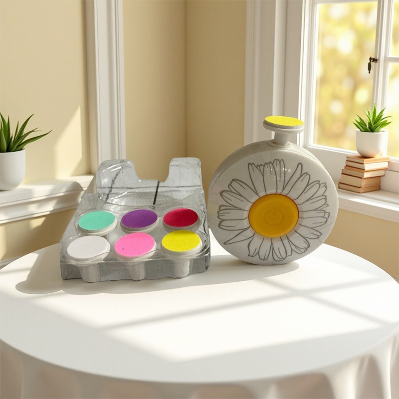 2025 Electric  Baby Nail Trimmer Turquoise Born 0-6 Ages Safe Nail Clipper with 6 Grinding Heads