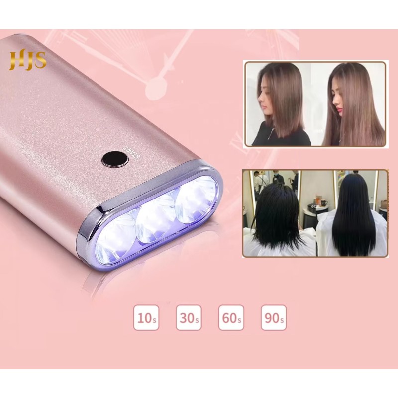 New UV 10, 30, 60, 90 Second Timing Mode Hair UV Hair Extension Lamp