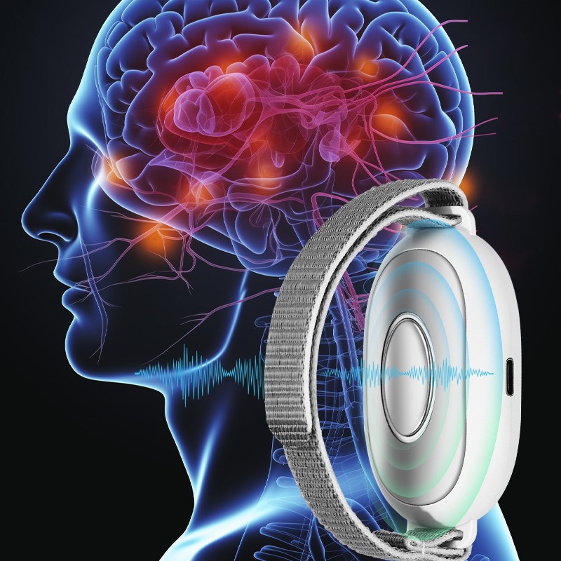 20-Gear Insomnia Technology Handheld Sleep Aid Device Micro-Current EMS Technology to Help Stay Asleep for Home Use