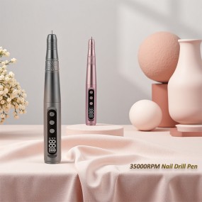 Portable Rechargeable Nail Polish Grinder 0-35,000 RPM with Long Battery Life Nail Drill