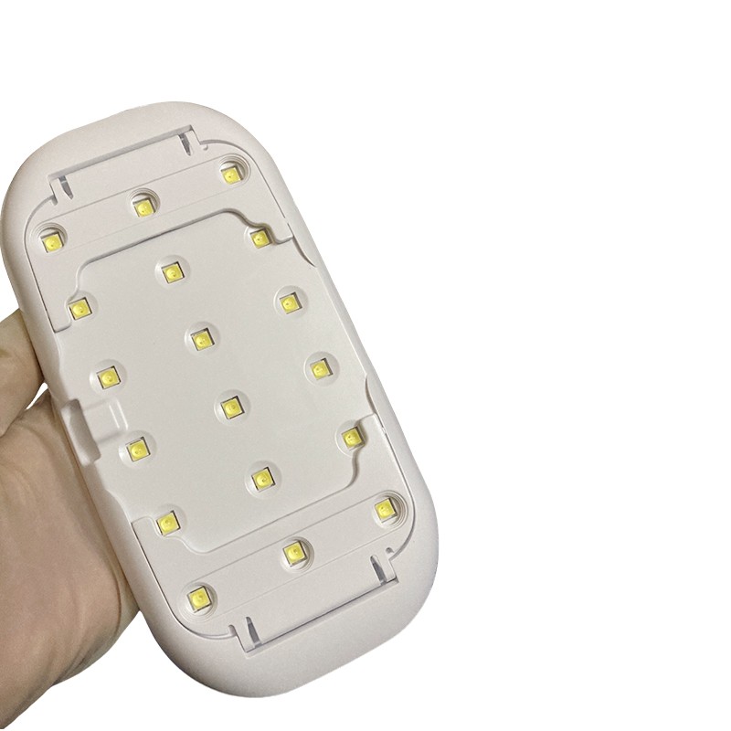Portable 24W UV LED Nail Lamp Mini Foldable USB Dryer Fast-Drying Capabilities Electric/Battery for Nail Art Made Plastic